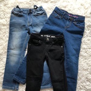Size 6 little girls jeans bundle